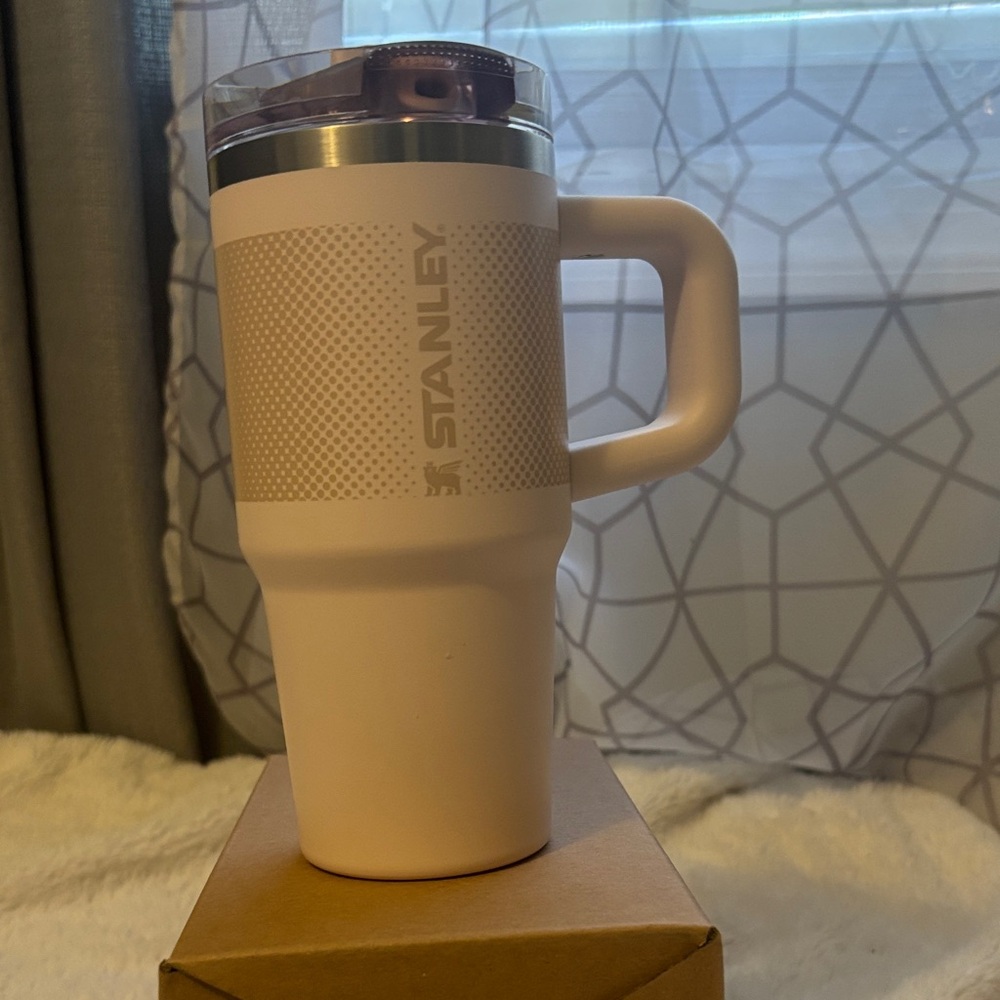 Stanley Pink Travel Mug with Handle